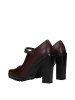 Max Mara Braun Leder High Absatz Pumps