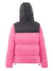 myMo Damen Wattierte Steppjacke in Rosa Schwarz