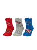 ONOMATO! 3er-Set: Socken Avengers Iron Man und Captain America in Mehrfarbig