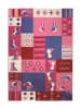 Wecon Home Kinderteppich Hands & Feet in pink rot