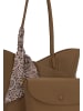Usha Women 2-In-1 Tote Bag Set in Light Brown