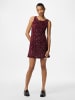Pieces Midikleid in Tawny Port
