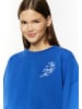 myMo Sweatshirt Cropped in Royalblau