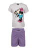 Disney Minnie Mouse 2tlg. Outfit: Schlafanzug kurz Pyjama in Lila