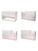 Lorelli Baby- und Kinderbett Combo in rosa