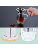 relaxdays Teeglas in Transparent/ Natur - 430 ml