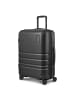 Redolz Pro ABS 4 Rollen Trolley 65 cm mit Dehnfalte black