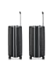 MODO by roncato Vega 4 Rollen Kofferset 3-teilig mit Dehnfalte in black