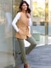 Sieh an! Jersey-Hose in khaki