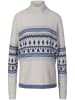 PETER HAHN Pullover wool in blau/multicolor