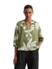 Marc O'Polo Print-Bluse regular in multi/forest moss