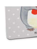 Mr. & Mrs. Panda Bierdeckel Pinguin Pommes ohne Spruch in Grau Pastell
