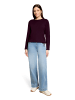 CARTOON Strickpullover mit Rundhalsausschnitt in Dark Dahlia