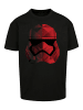 F4NT4STIC Heavy Oversize T-Shirt Star Wars The Last Jedi Cubist Trooper Helmet in schwarz