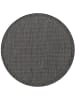 KADIMA DESIGN Teppich Outdoor Waschbar Einfarbig DAFNE Strapazierfähig OEKO-TEX in Schwarz