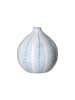 Ritzenhoff & Breker Kugelvase Reef in Weiß-Blau 25 cm in weiß-blau