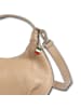 Florence Florence Handtasche Leder beige, taupe ca. 22cm
