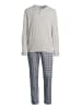 Seidensticker Schlafanzug Soft Flannel in Grau