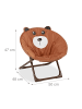relaxdays Moonchair Kinder "Bär" - (B)50 x (H)47 x (T)48 cm