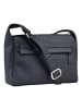 VLD VOi Leather Design Hirsch Bine Umhängetasche Leder 22 cm blau
