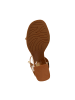 Emilie Karston Ledersandalen mit Keith-Absatz Grau