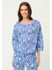 Olsen Blusenshirt in indigo ecru