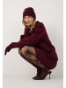 More & More stylishe A-Shape-Caban-Jacke in pomegranate red