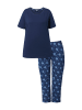 Ulla Popken Pyjama in nachtblau