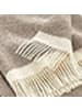 Hessnatur Hessnatur Plaid JONNE aus reiner Bio-Lambswool in naturbraun