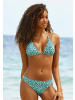 LASCANA Triangel-Bikini-Top in mint-bedruckt