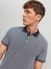 Jack & Jones Polo T-Shirt Pique Kurzarm Hemd Basic JPRBLUWIN in Blau-2