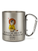 Mr. & Mrs. Panda thermotasse Löwe Astrologie mit Spruch in Silber