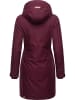 ragwear Wintermantel Jannisa in Wine Red