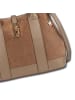 Florence Florence Schultertasche Leder taupe, dunkelgrau ca. 36cm