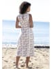 Beach Time Sommerkleid in beige-creme bedruckt