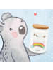 Mr. & Mrs. Panda Frischhaltedose Einhorn Regenbogen ohne Spruch in Weiß