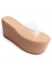 Montevita Sandalen Plateau-Platero in Beige
