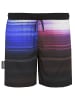 GUGGEN MOUNTAIN Badehose Bilddruck in Pink-Blau