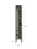 xonox.home Hochschrank  (B/H/T: 30x192x32 cm) in Kaschmir