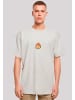 F4NT4STIC Oversize T-Shirt Pinocchio in lightasphalt
