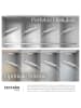 tectake Leselampe, 22 x 176 cm, 5 Lichtmodi, LED, 12 W, dimmbar