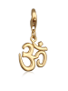 Nenalina Charm 925 Sterling Silber Om in Gold