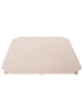 Beliani Wasserbett Podest BEDROCK in Braun - (W) 140 x (H) 20 x (L) 200 cm