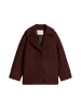 Marc O'Polo DENIM Bouclé-Kurzmantel regular in Espresso Brown
