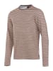 elkline Sweatshirt Freejazz in mudbrown - sand