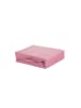 COFI 1453 Thermofleece Spannbettlaken mit Rundumgummizug - 125 gsm in Rosa