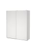 ebuy24 Schiebetürenschrank Bergamo (2-türig) Weiß 179 x 67 cm