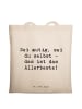 Mr. & Mrs. Panda Tasche Spruch Mutig zu sich selbst stehen mit S... in Creme