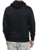 Rusty Neal Kapuzenpullover Regular Fit in Schwarz