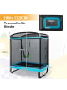 COSTWAY 2 in 1 Trampolin in Blau